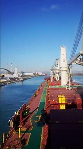 ship berthing in Venice #venice #merchantnavy #shorts #lifeatsea #bulkcarrier #shipping #travel