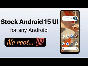 "How to Get Stock Android 15 UI on Any Android | Best Android 15 Theme & Setup"