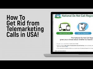 How to Get Rid from Telemarketing Calls in USA [easy]