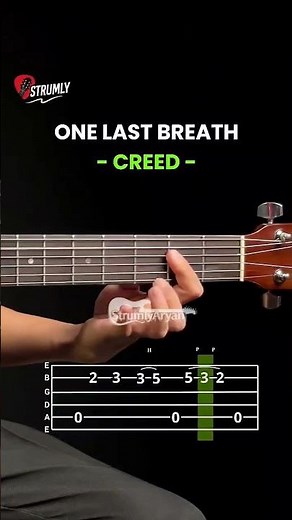 Creed - One Last Breath Guitar Intro Lesson #strumly #guitar #guitarlesson