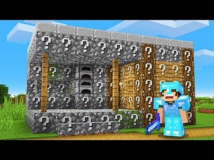 Minecraft, but Structures are Lucky...