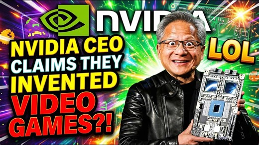 NVIDIA CEO takes credit for creating video game industry!