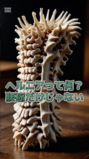 【ヘルニアって何？】腰痛と足のしびれが出る理由｜ #裏タメ #shorts #雑学 #ヘルニア #腰痛 #坐骨神経痛 #健康