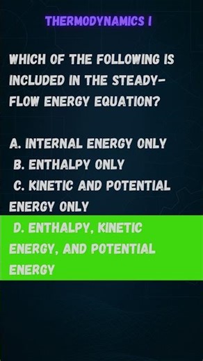 CONTROL VOLUME I Challenge 5 #thermodynamics #quizstudy #shorts
