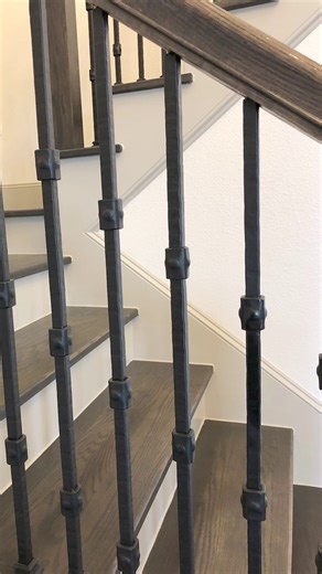 Wentworth Series iron balusters: add a touch of Old World charm to any staircase or railing project. Exclusive to House of Forgings. Shop now at https://cheapstairparts.com #stair #stairs #staircase #stairway #stairremodel #diy #diystairs #stairparts #ironbalusters #remodel #remodeling #creativestairway | Cheap Stair Parts | Facebook