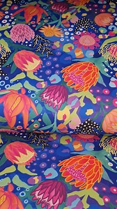 🌸 Funky Florals 🌸 Stunning alert! 😍 Our Funky Florals collection looks absolutely breathtaking on Cotton Drill fabric! 🎉 Take advantage of our limited time offer 👉 10% off this fabric and over 1000 other designs! All available on 15 different fabric bases 😍 What would you create with this showstopping fabric?🧵✂️ #fabricprintinguk #cottonfabric #cottondrill #fabricprinting #brightandbeautiful #floralfabric #fabricsale #sewinglove | Custom Fabrics UK