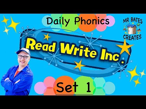 DAILY PHONICS PRACTICE || Read Write Inc Phonics Set 1 || Mr Bates Creates