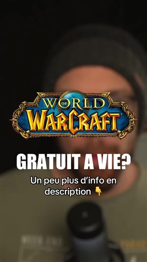 Gratuit oui ! Mais pas si simple. Déjà objectif avoir un perso niveau 11 ( avec moins de 20% d’expérience sinon ça chamboule tout ) Ensuite il faut savoir s’équiper. Et là c’est un petit travail de recherche d’équipement. Malheuresement tu ne pourra pas faire de donjon hero ou mythique avec mais en dehors de ça les marcheurs du temps et autres campagnes lié au ancienne extension c’est possible ! Donc de quoi s’amuser sans payer 1€ à WoW pendant des centaines d’heures hyper facilement. #worldofwa