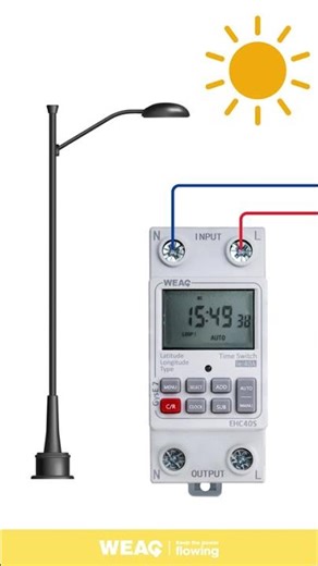 Auto Street Light: Time Control Switch Demo.