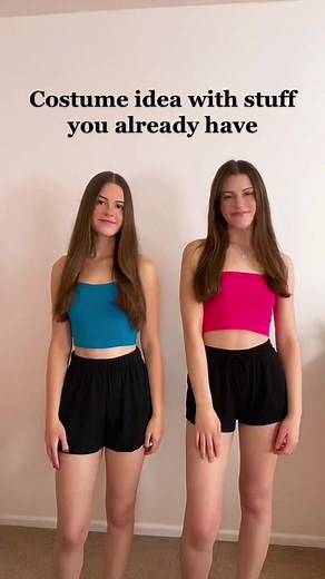 Easy & last minute Powerpuff Girls Halloween costume with stuff you already have! #halloweencostumeideas #halloweencostume #costumeideas #halloween2022 #outfitideas