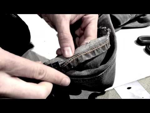 Spijkerbroek / Jeans inkorten zonder flap (stappenplan)