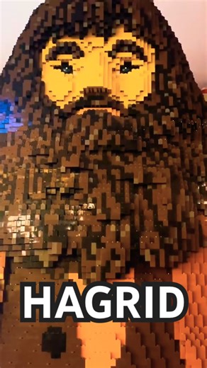 Spotted Hagrid at the Lego Store Manchester ✨ #hagrid #harrypotter #lego #cool #legostore #legoshop