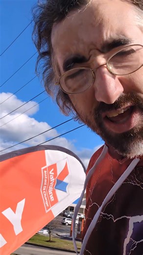 I need to say something: Chick-fil-A would NEVER! It must be a sign. Valvoline is open Sunday in case anybody was wondering! Maybe I'm losing it. Maybe it's #Valvoline! Valvoline Global Operations #Sunday #Car #OilChange #sign | Keith Imbody