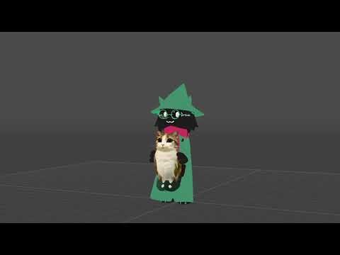 Ralsei Deltarune Dancing With Meowl For Exactly 1 Hour