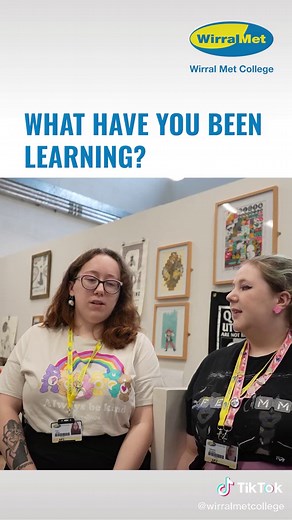 We spoke to students from our Creative Arts department, who shared their Wirral Met experience. #LoveOurColleges #collegesweek #showyourskills #fyp
