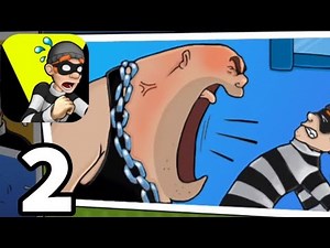 Robbery Bob - Gameplay Walkthrough Part 2 - Chapter 2: Downtown (iOS, Android)