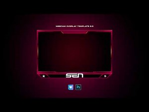 Free Webcam/Facecam Overlay Template
