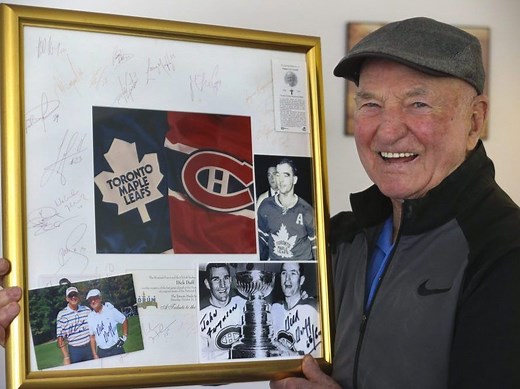SIMMONS: In conversation with living legend Dick Duff, a Stanley Cup champ with both the Maple Leafs and Canadiens