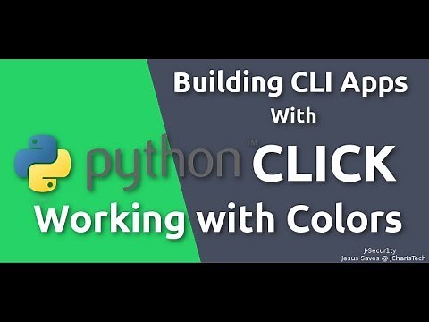 Python Click Tutorials- Adding Colors