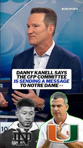 The CFP committee is SENDING A MESSAGE to Notre Dame #notredame #cfp
