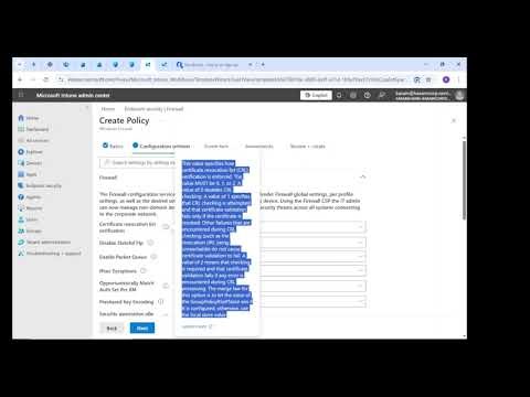 09-Intune Firewall&firewall rules
