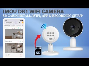 Imou DK1 2MP Indoor Camera Unboxing, SD Card, Wifi Complete Setup Guide | Smart Security Made Easy