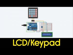 LCD and Keypad with Arduino in Tinkercad
