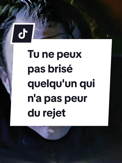 Force intérieure face au rejet