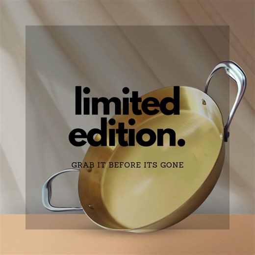 Handcrafted Bronze Cookware — durable, elegant, and naturally healthy. Cook, serve, and shine with Nutrion. | Nutrion.India