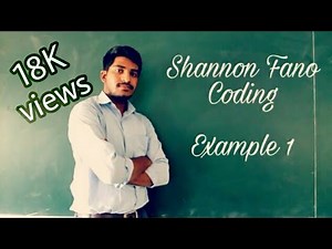 Shannon Fano Coding || Source Coding || Digital Communication