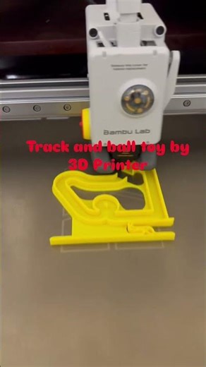 Track and ball toy by 3D Printer #3dprinter #toy #bambulab