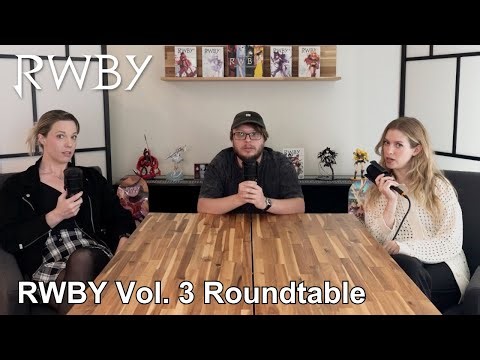 RWBY Volume 3 Roundtable with Barbara, Lindsay, and Kerry