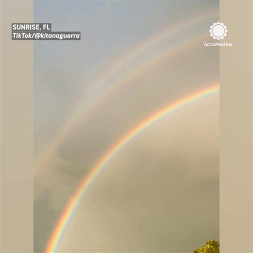 Have you ever seen a TRIPLE rainbow?! 🌈🌈🌈 This rare optical phenomenon occurs when rainbows are reflected off a body of water, making a double rainbow appear to be triple or even quadruple. | AccuWeather