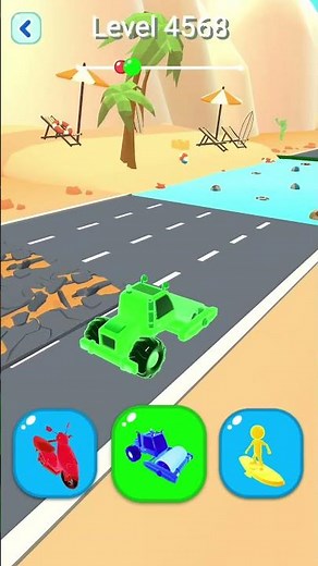 Shape shifting2 game level #4568 hyper casual game #shapeshifting #gameplay #gaming #shortvideo...