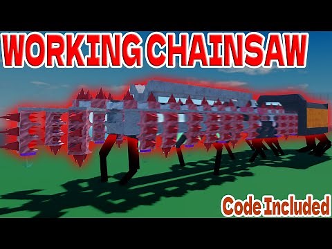 Building a Working CHAINSAW in Evolve 3D [Code Included]