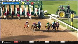 "The old battle axe" (per Mike Joyce), #1 RED ROUTE ONE ($12.40), won the $500,000 Essex Handicap (G3) at Oaklawn Park. The son of Gun Runner scored under Keith Asmussen for Winchell Thoroughbreds and trainer Steve Asmussen. | FanDuel Racing