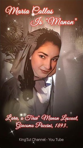 Maria Callas. Manon Lescaut. L'ora o tirsi. #ladivina #soprano #mariacallas #aria #puccini #shorts