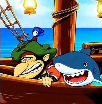 Baby Shark & Pirate #babyshark