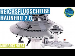 3. Reich on the Moon - Reichsflugscheibe Haunebu 2.0 - MODBRIX 9024 (Speed Build Review)