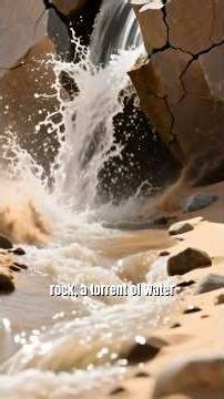 What Does "Water From the Rock" Mean? | Bible Animation 🪨💧 #bible #miracle #shorts
