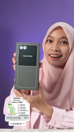 📦 UNBOXING SAMSUNG GALAXY Z FLIP8! 🔥Akhirnya bisa pegang langsung HP lipat terbaru dari Samsung! 😍✨