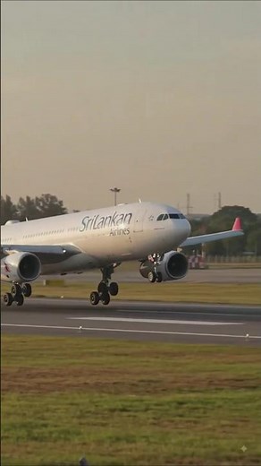 SriLankan Airlines A330-300 Approach and Touchdown[4K]