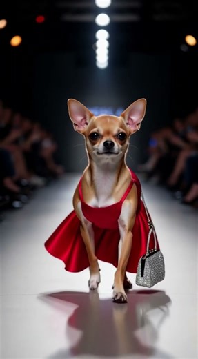 Mini Models: Pup Edition ✨ #TinyPups #FashionRunway