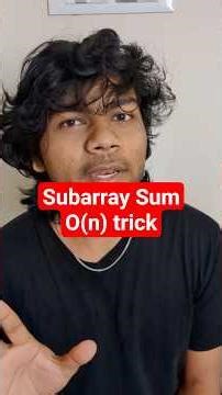 The Subarray Trick Most Developers Don’t Know 🤯