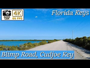 🚗🌴 Blimp Road Adventure: Scenic Drive in Cudjoe Key, Florida Keys in 4K! 🌊✨