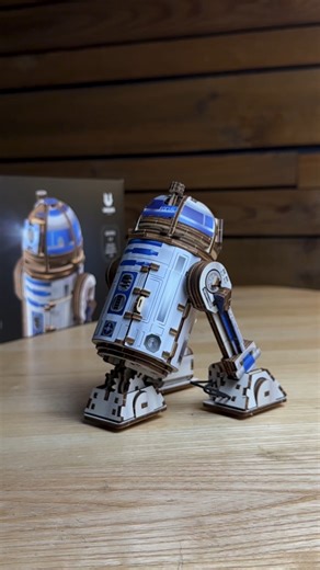 UGEARS on Instagram: "📦 R2-D2 model unboxing starts now! ✨ Some unboxings excite. 🤖 This one delivers a full wow — the R2-D2 wooden DIY model from the STAR WARS™ collection by Ugears. 1️⃣ Enjoy the unboxing 2️⃣ Enjoy the build 3️⃣ Enjoy the model 🌟 For Star Wars fans, it’s more than a kit — it’s a little celebration from first open to final activation. 🚀 Ready to begin? ✨ ***** 📦 Починаємо розпаковку моделі R2-D2! ✨ Люди люблять розпаковки, бо вони дарують приємні емоції. 🤖 А ця забезпечує
