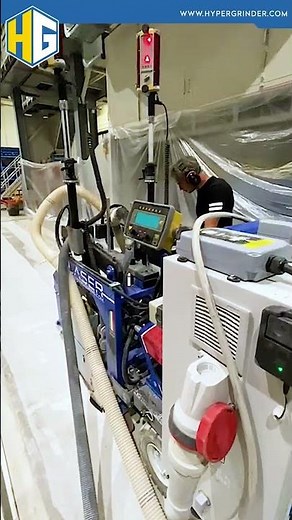 Laser Floor Grinder VNA Floor in Action