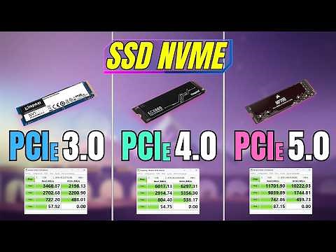 SSD PCIe 3.0 vs PCIe 4.0 vs PCIe 5.0 Loading Windows, Games and Programs - 2025