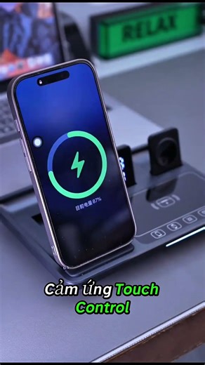 Đế sạc không dây 4 trong 1
