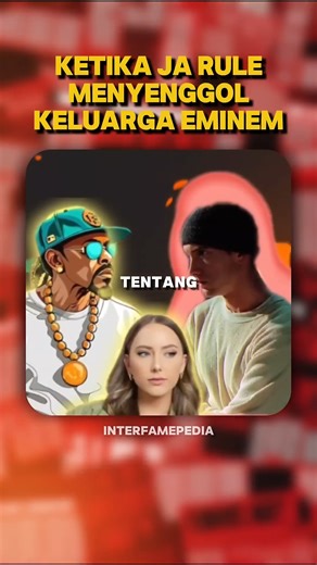 𝑰𝒏𝒕𝒆𝒓𝒇𝒂𝒎𝒆𝒑𝒆𝒅𝒊𝒂 on Instagram: "Eminem tidak menyukai ketika rapper menyerangnya tentang putrinya, dan Ja Rule melakukan kesalahan terbesar dalam hidupnya. Semuanya dimulai ketika Ja Rule dan 50 Cent bertengkar. 50 Cent dituduh mencuri dan menyalahkan Ja Rule. Ja Rule kemudian mengambil keputusan yang akan dia sesali seumur hidupnya. Karena tahu 50 Cent dan Eminem berteman baik, Ja Rule menyerang Eminem dalam lagu "Loose Change", menyerang keluarganya dan mengatakan: "Kamu bilang ibu
